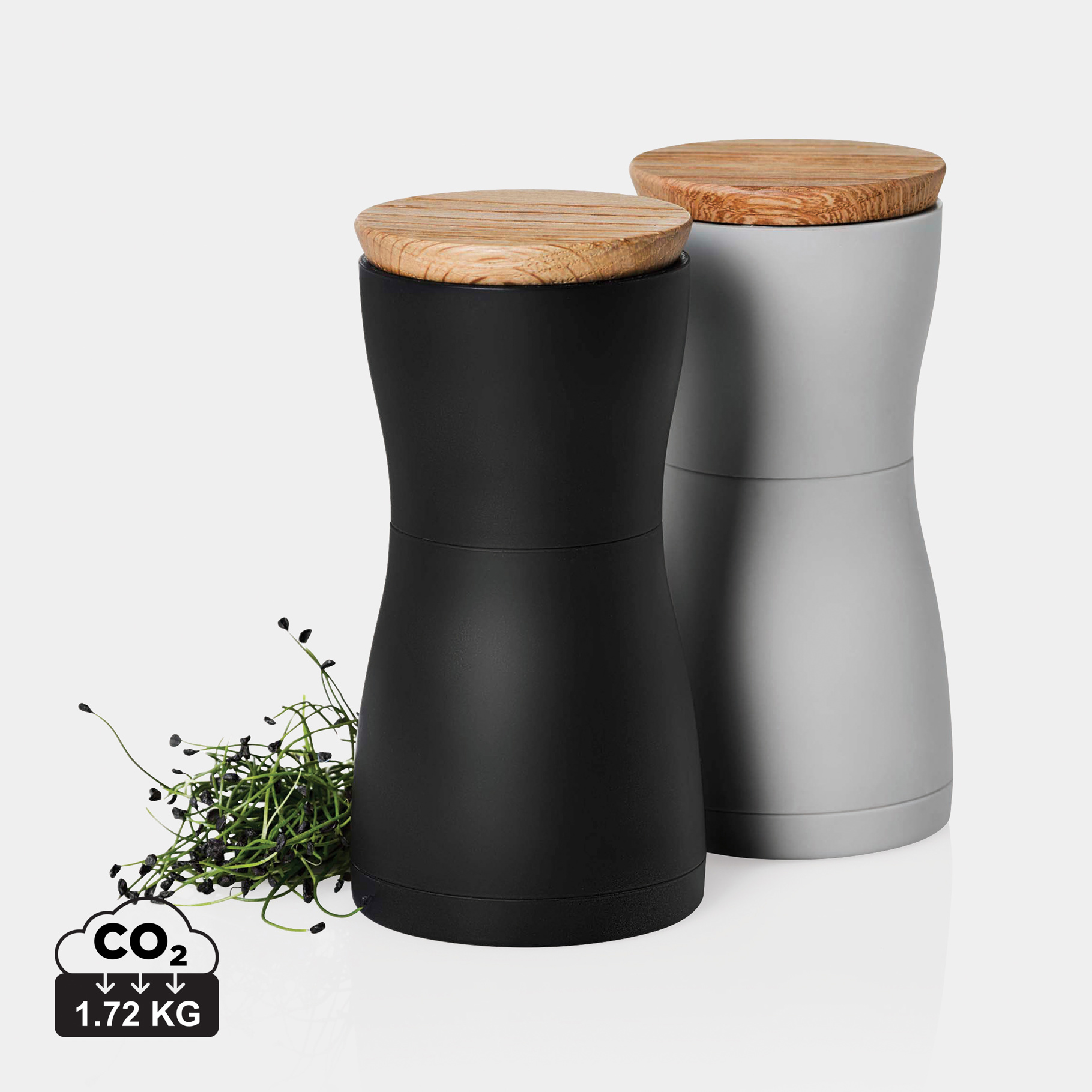 Twin Salt & Pepper Mill Set
