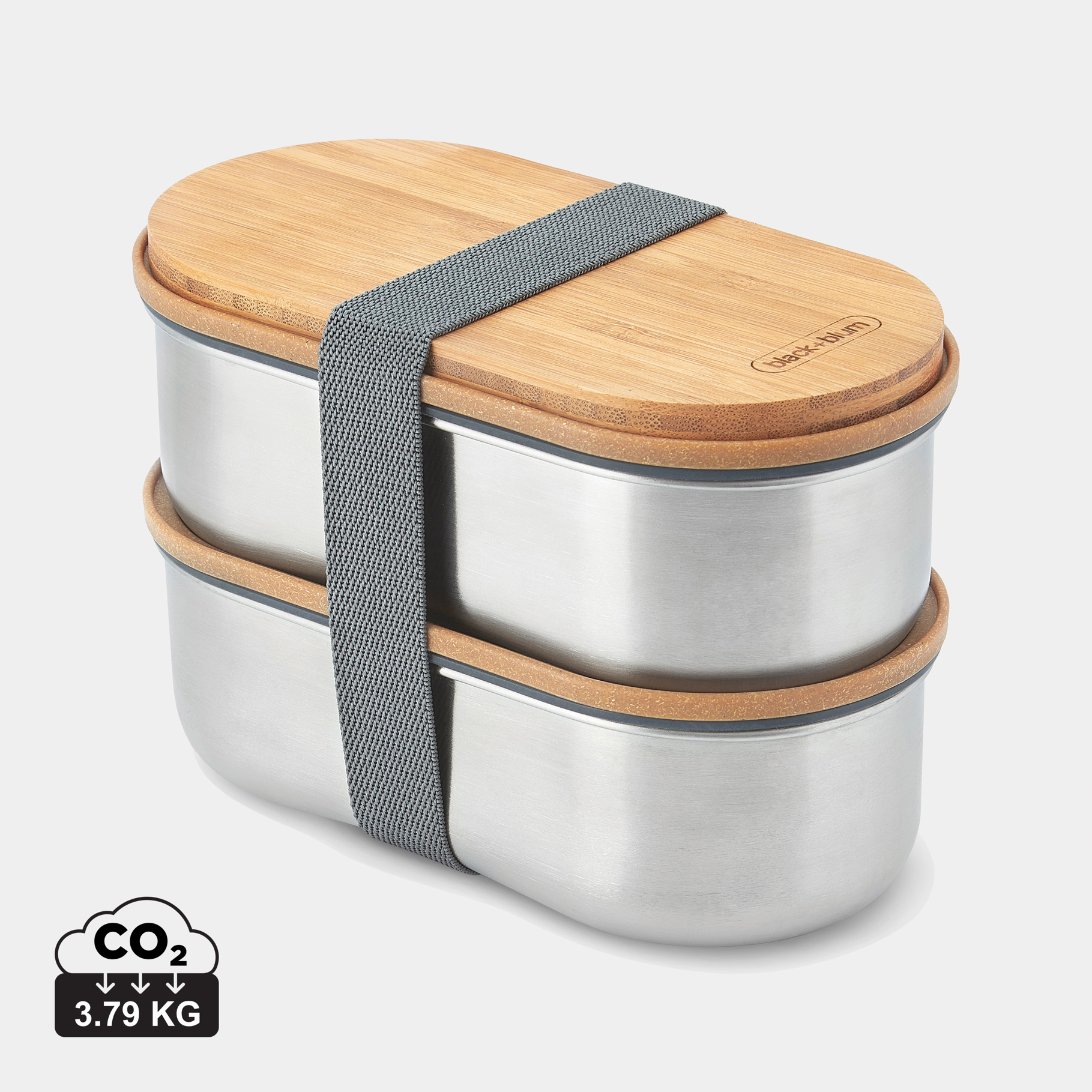 Stainless Steel Double Bento Box