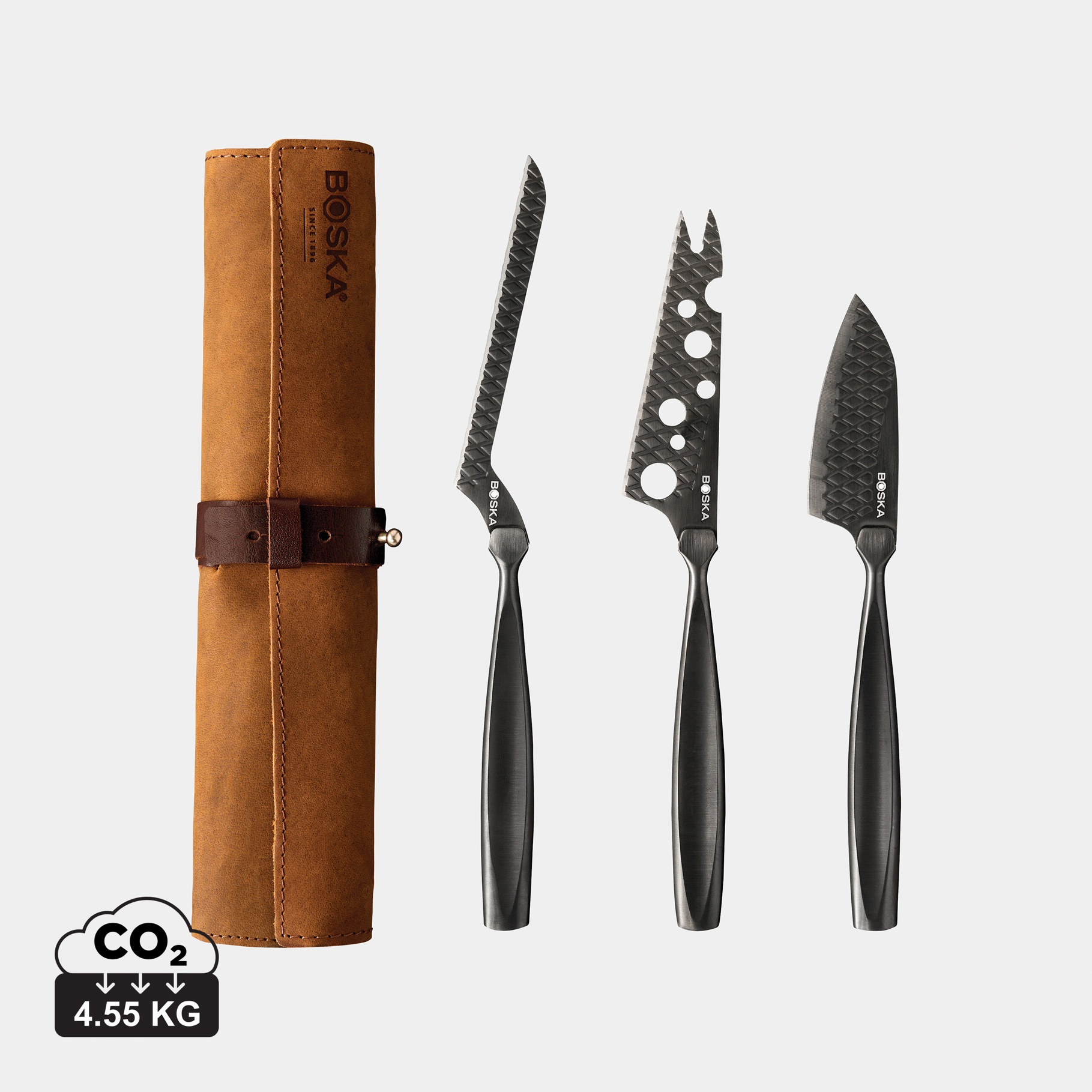 Cheese Knife Set Monaco Black